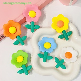 Strongaromonyu กิ๊บติดผม รูปดอกไม้น่ารัก สีแคนดี้ แฟชั่นฤดูร้อน สําหรับเด็กผู้หญิง TH