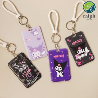 Ralph กระเป๋าใส่บัตร ลายการ์ตูนน่ารัก Kawaii Bus Kuromi พร้อมสายคล้อง