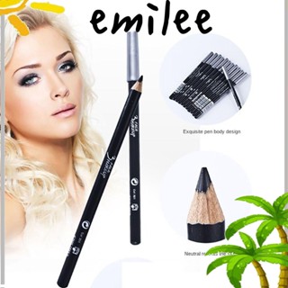 Emilee ปากกาสักคิ้ว อายไลเนอร์ เรียบเนียน ธรรมชาติ สีดํา และกาแฟ พร้อมฝาปิด เครื่องมือแต่งหน้า ติดทนนาน สําหรับผู้เริ่มต้น