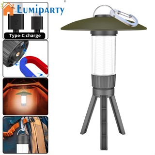 Lumiparty โคมไฟฉุกเฉิน Led อเนกประสงค์ แบบพกพา พร้อมแม่เหล็ก สําหรับตั้งแคมป์กลางแจ้ง