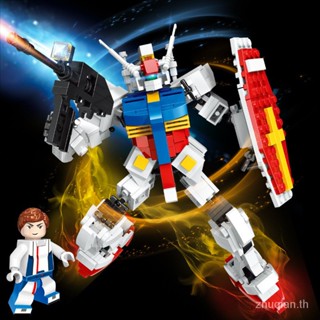 New product special Huiheng Sanhe robot model mecha warrior small particle building blocks childrens toys e-commerce cross-border compatibility Lego