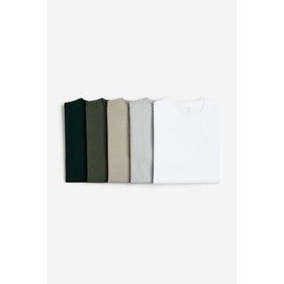 H&amp;M 5-pack Slim Fit T-shirts Man 5-pack Slim Fit T-shirts 0624684_1