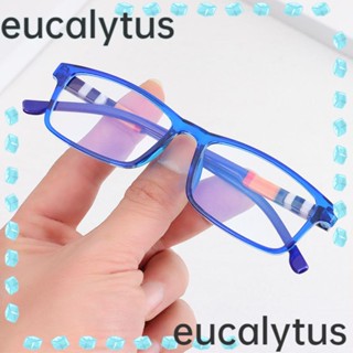 Eucalytus1 แว่นตาอ่านหนังสือแฟชั่น กรอบเบาพิเศษ หรูหรา แบบพกพา สไตล์วินเทจ