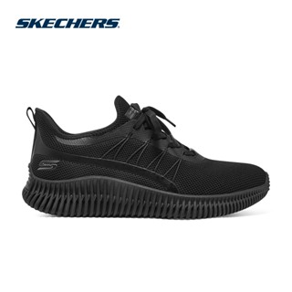 Skechers สเก็ตเชอร์ส รองเท้า ผู้ชาย BOBS Geo Shoes - 118171-BBK