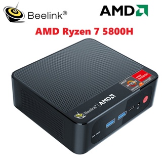 Beelink SER5 Pro AMD Ryzen 7 5800H MINI PC Beelink SER5 AMD Ryzen 5 5500U Windows 11 SSD 6 เดสก์ท็อป MINI PC เกมเมอร์คอมพิวเตอร์