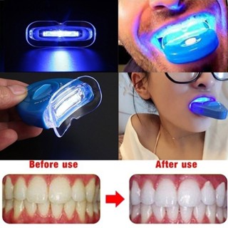 [sourcecome1] ใหม่ เครื่องเลเซอร์ฟอกสีฟัน LED แสง UV สีฟ้า สําหรับแต่งหน้า