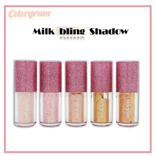 Colorgram Milk Bling อายแชโดว์ เนื้อลิขวิด ใช้ง่าย ไม่เลอะ ติดทนนาน ไม่เลอะ 3.2 กรัม