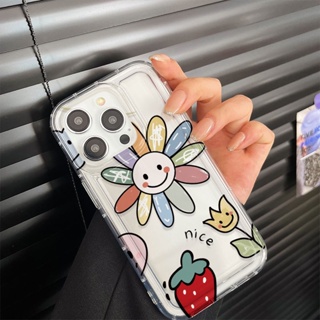 Yiki|เคสโทรศัพท์มือถือแบบนิ่ม ใส ลายดอกทานตะวัน ฤดูร้อน หลากสี สําหรับ OPPO Reno 8T 5G 8 7 6 Lite 6 Pro 6 5F 5 4F 4 Lite 4 Pro 4