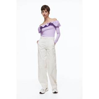 H&amp;M  Woman Straight cargo trousers 1097925_2