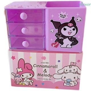 Ellsworth กล่องใส่ปากกา เครื่องเขียน ลาย Kuromi My Melody Cinnamoroll สําหรับนักเรียน