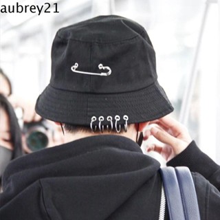 Aubrey1 หมวกบักเก็ตลําลอง ป้องกันแสงแดด สไตล์พังก์ แฟชั่นฤดูใบไม้ผลิ และฤดูร้อน สําหรับผู้ชาย และผู้หญิง