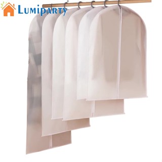 Lumiparty ถุงคลุมเสื้อผ้า กันฝุ่น สําหรับแขวนเสื้อผ้า ชุดแต่งงาน เสื้อสูท เสื้อโค้ท กระเป๋า