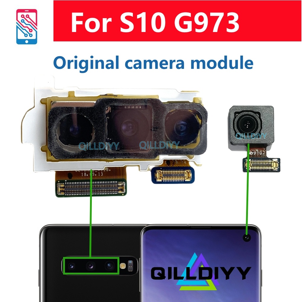 โมดูลกล้องเซลฟี่ หน้าหลัง สําหรับ Samsung Galaxy S10 G973F G973U G973N G973 4G