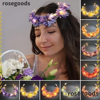 Rosegoods1 พวงหรีดเรืองแสง LED ของขวัญสําหรับผู้หญิง