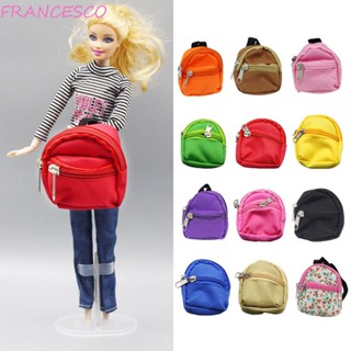 Francesco กระเป๋าเป้สะพายหลัง ขนาดเล็ก 1/6 BJD พร้อมซิป สําหรับตุ๊กตา BJD