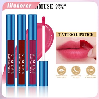 Kimuse ลิปกลอลิปกลอส Matte Dye Lip Tear ลิปสติกมอยซ์เจอไรเซอร์ ลิปกลอส Tear Lip Glaze HO