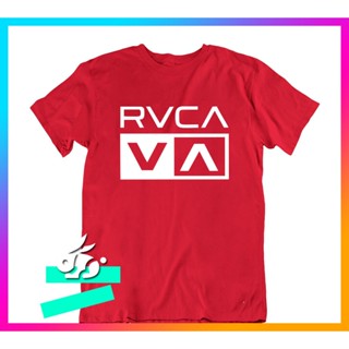 ใหม่ เสื้อยืด พิมพ์ลายโลโก้ Rvca สําหรับผู้ชาย ไซซ์ S 5XL