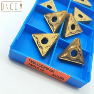 【ONCEMOREAGAIN】Efficient and Versatile TNMG432 Carbide Inserts for CNC Lathe Turning Pack of 10