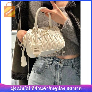 พร้อมส่ง กระเป๋าสะพายไหล่ ทรงสี่เหลี่ยม ขนาดเล็ก แบบพกพา เข้ากับทุกการแต่งกาย ระดับไฮเอนด์ Spot 2023 new advanced sense simple fold portable small square bag leisure 100 shoulder crossbody Boston