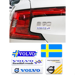 สติกเกอร์โลหะ ป้องกันรอยขีดข่วน สําหรับติดตกแต่งรถยนต์ Volvo s90xc60s60lxc40xc90v90cc