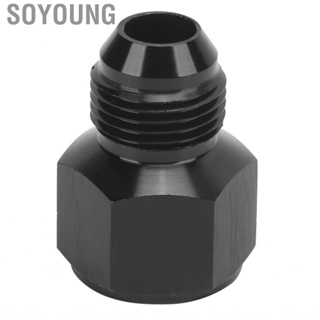 Soyoung Fuel Hose Fitting  Anticorrosion Rustproof Black Anodized Oil Line Connector Aluminum Alloy for Car