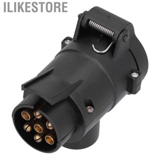 Ilikestore Trailer Connector  7 To 13 Pin ABS and Copper Safe Connection Plug Adapter for Replacement