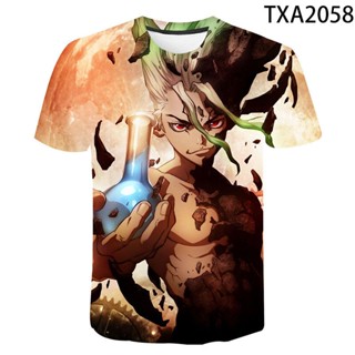 เสื้อยืด พิมพ์ลายอนิเมะ Black Clover สไตล์สตรีท