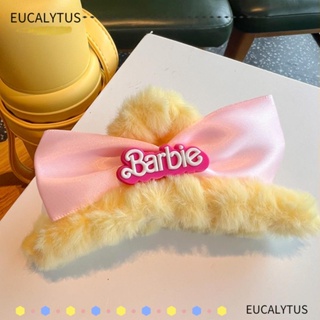 Eutus กิ๊บติดผมหางม้า รูปตุ๊กตาปลาฉลาม สีพื้น สีฟ้า อุปกรณ์เสริม สําหรับตุ๊กตาบาร์บี้