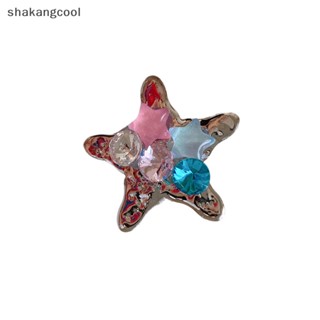 Shakangcool กิ๊บติดผม รูปดาวห้าแฉก ประดับคริสตัลเพทาย ขนาดเล็ก สีสันสดใส เครื่องประดับผม สําหรับเด็กผู้หญิง SGL