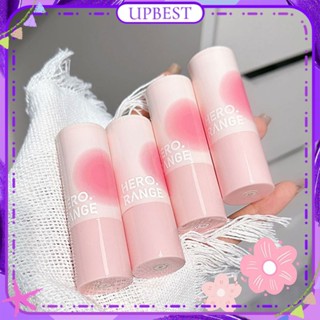 ♕ Herorange Monochrome Poke Blush Stick Cream Natural Pure Gills Purple Matte Rouge Three-dimensional Contouring Long Lasting Face Makeup 4 สี UPBEST