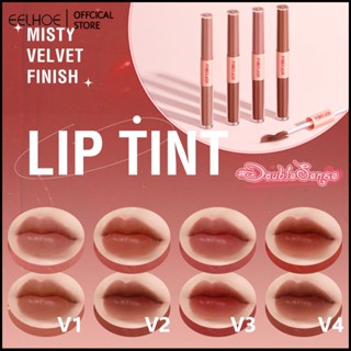 Pinkflash 2 In 1 Liquid Matte Velvet Tone ลิปกลอสเนื้อแมทบางเบาเม็ดสีติดทนนาน -eelhoe