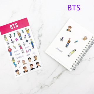 BTS X1 BLACKPINK EXO TWICE NCT Cartoon Image Waterproof Diary Stickers Clearance sale