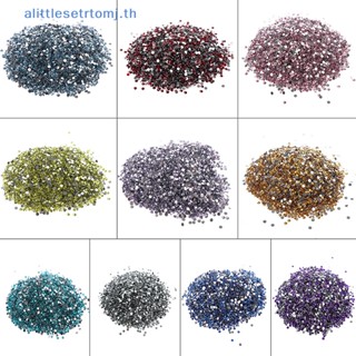 Alittlese พลอยเทียมเรซิ่นคริสตัล AB 3 มม. สําหรับตกแต่งเล็บ 10000 ชิ้น