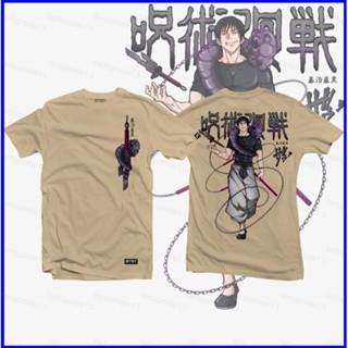 เสื้อยืดแขนสั้นลําลอง พิมพ์ลายกราฟิก Jujutsu Kaisen Toji พลัสไซซ์ แฟชั่นสําหรับผู้ชาย และผู้หญิง