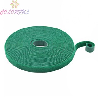 【COLORFUL】Multipurpose Green Tie Tape 82ft Roll for Various Uses (0 79 inch width)