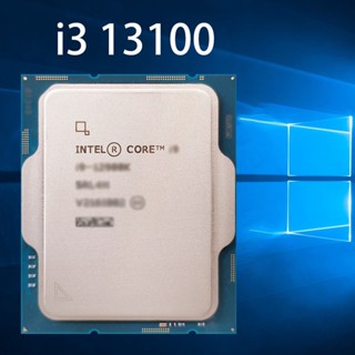 แท็บเล็ต CPU 13th Generation Corey i3-13100 4 Cores 8 Wires 2023intel/intel สําหรับคอมพิวเตอร์ TQDD