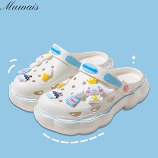 Mumais Slippers Summer Accessories Design Outside Platform EVA Anti-slip Two-wear Slippers