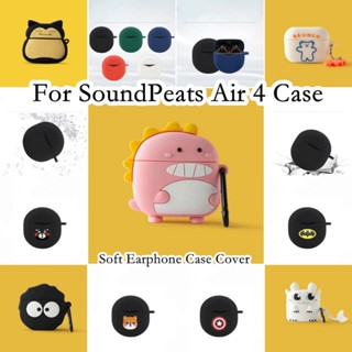 【จ่ายตรง】เคสหูฟัง แบบนิ่ม ลายการ์ตูน สําหรับ SoundPeats Air 4 SoundPeats Air 4