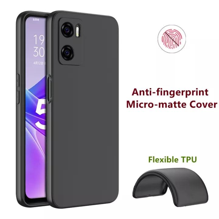 เคส Oppo A57 A77 A96 สำหรับออปโป้ ซิลิโคนสีดำ กันกระแทก นิ่ม TPU Case