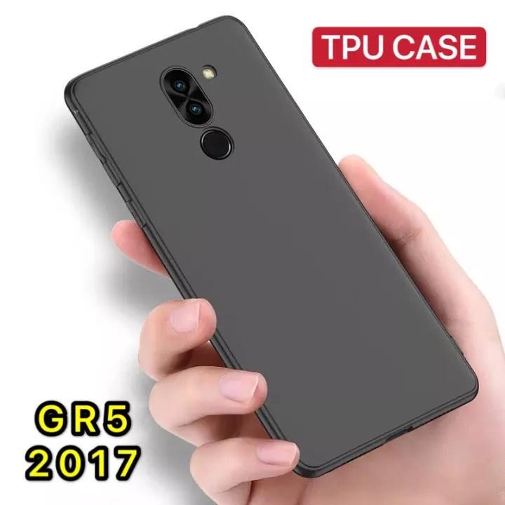 เคส Huawei GR5 2017 สำหรับหัวเว่ย ซิลิโคนสีดำ กันกระแทก นิ่ม TPU Case
