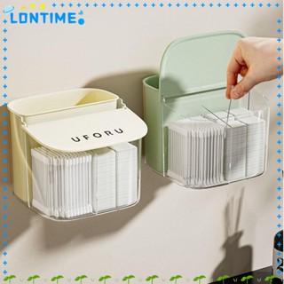 Lontime กล่องเก็บสําลี เครื่องสําอาง กันฝุ่น สีโปร่งใส