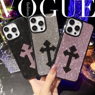 Chaopai ใหม่ เคสป้องกันโทรศัพท์มือถือ ลายเพชร หรูหรา สําหรับ Apple 14 Pro Max 15 Pro 13 12 11 Pro Max