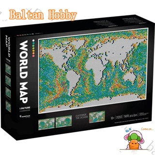 Baltan toy BH1 บล็อคตัวต่อ แผนที่โลก 31203 99007 61203 ของเล่น สําหรับเด็กผู้ชาย ET8Q