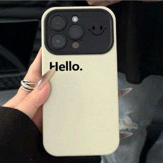 เคสโทรศัพท์มือถือ แบบนิ่ม พิมพ์ลายตัวอักษร ขนาดใหญ่ สําหรับ Apple Iphone 11 12 Xr 14pro xs max 13 4ZHA