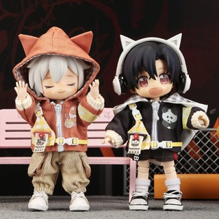 Ob11 YMY เสื้อกันหนาว ลายสุนัขจิ้งจอก แพนด้า Nendoroid GSC YMY obitsu11 1/12 BJD BODY9 DDF ufdoll