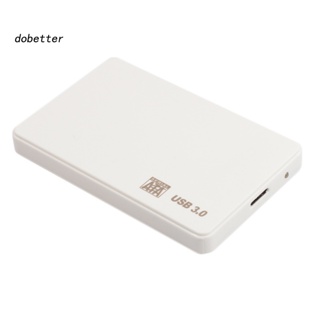 &lt;Dobetter&gt; กล่องฮาร์ดดิสก์ SATA USB ภายนอก ผิวด้าน 25 นิ้ว สําหรับแล็ปท็อป