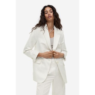 H&amp;M  Woman Linen-blend blazer 1156526_1