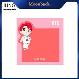 &lt;moonback&gt; สติกเกอร์ ลายการ์ตูน BTS Note มีกาวในตัว สําหรับติดตกแต่งสํานักงาน นักเรียน โรงเรียน