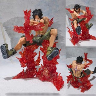 โมเดลวันพีช Ace (Battle Vs Blackbeard Ver.) ฟิกเกอร์ PVC รูปหมัดไฟ Onepiece