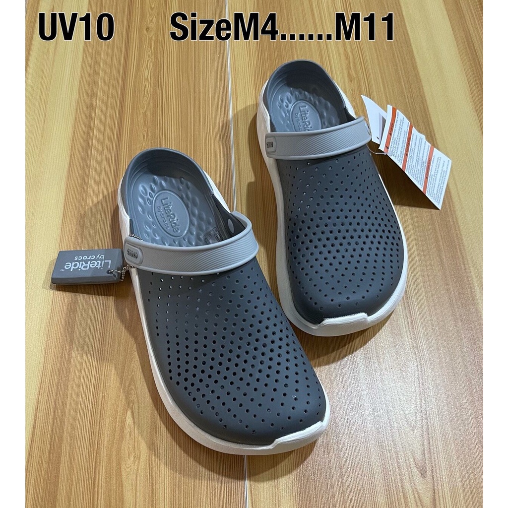 พร้อมส่ง!! Crocs LiteRide Clog หิ้วนอก ถูกกว่าshop Crocs Literide Clog(สินค้าขายดี) รองเท้าแตะ ชาย หญิง